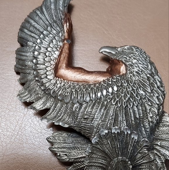 Native American Pewter Eagle Dancer Collectible ARTWORK - Picture 5 of 11